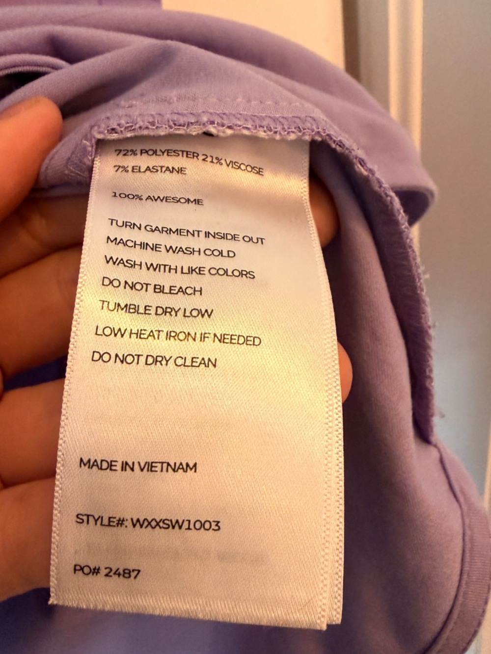 FIGS Rafaela™ Scrub Top Lavender - Picture 3 of 7